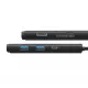 USB-C HUB разветвитель 6 в 1, USB-C на 2x USB 3.0 + USB-C + HDMI + SD/TF, серия Baseus Lite WKQX050001, черный