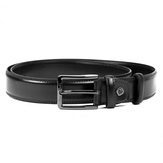 Vīriešu josta, āda, 120cm, Pierre Cardin 140221 NERO, melna
