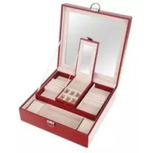 Коробка для хранения часов и украшений, бордовый, 00008891