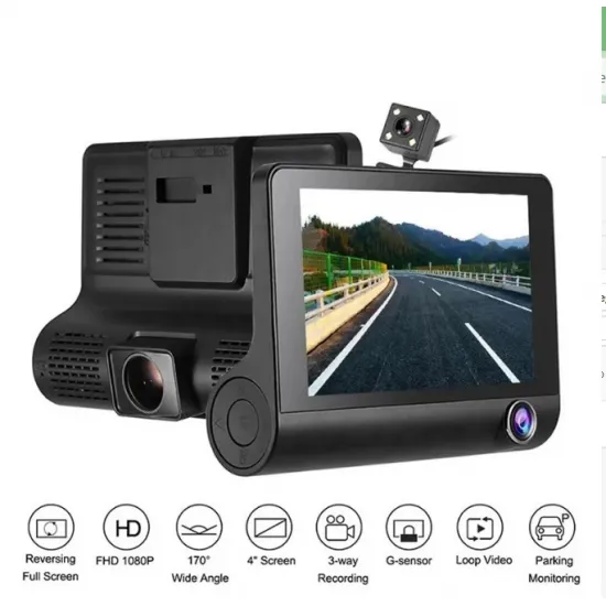 Видеорегистратор с камерой салона и заднего вида, 4'' IPS touch, 12Mp, DVR-04