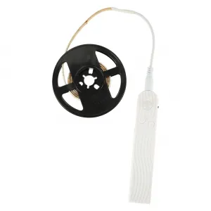 Светодиодная лента с датчиком движения и таймером, 1м, USB, 4 x AAA, холодный белый, KX4943_1