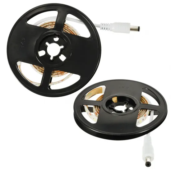 Светодиодная лента с датчиком движения и таймером, 1м, USB, 4 x AAA, холодный белый, KX4943_1