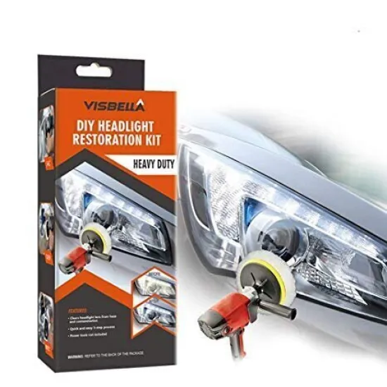 Auto plastmasas lukturu pulēšanas komplekts, VISBELLA 540851