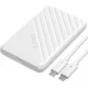 Корпус Orico SSD / HDD 2,5'', 5 Гбит/с, USB 3.0 Micro-B, белый, Orico 25PW1-U3-WH-EP, 6941788854512