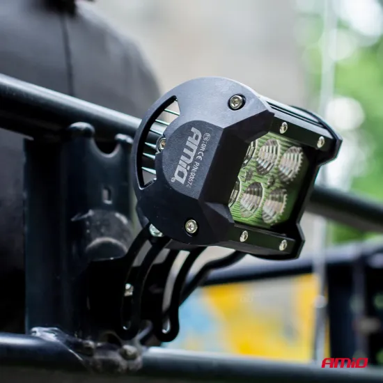 Светодиодный рабочий фонарь 6 LED FLOOD, 9-36В, 6000-6500К, 1440 лм, IP67, Amio AWL17, 02431