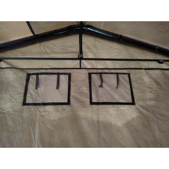 Всесезонная складская палатка, ангар, 4х8х3 м. Тент ПВХ 600 г/м 2 , SFR.