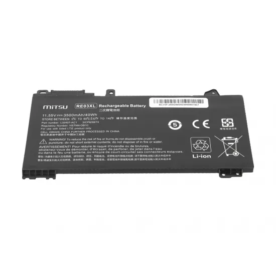 Akumulators HP Pro book G6, G7 430, 440, 11.55V, 3500 mAh (40 Wh), Mitsu BC/HP-450G6