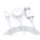 Lādētājs + kabelis Qi Lightning 2in1 Apple Watch / iPhone, 20W, melns, Alogy 9313/10969, 5907765654316, 5907765638170
