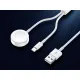 Lādētājs + kabelis Qi Lightning 2in1 Apple Watch / iPhone, 20W, melns, Alogy 9313/10969, 5907765654316, 5907765638170