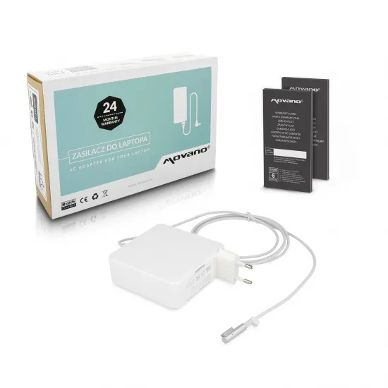Зарядное устройство Apple Magsafe 1 85 Вт, 18,5 В, 4,6 А, Movano ZZ/AP18546