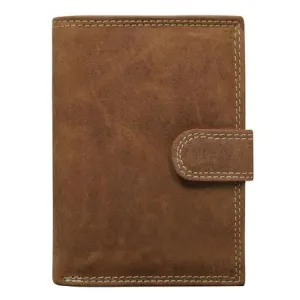 Vīriešu naudas maks, āda, RFID, N4L-CHM-NL-9134 cognac, brūns, 5903051029134