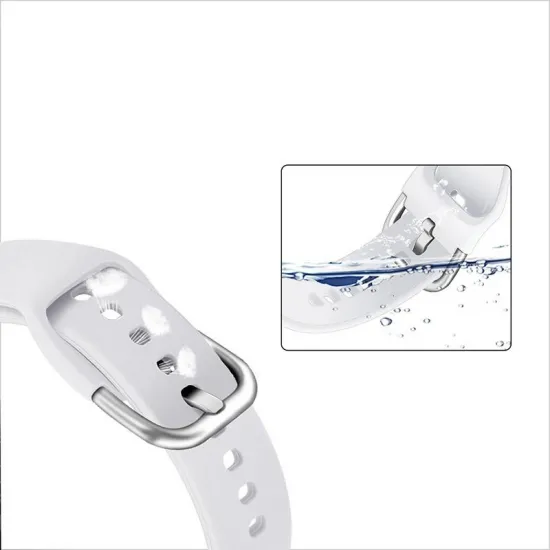 Универсальный силиконовый ремешок для часов - браслет 20 мм, Hurtel Silicone Strap TYS 04, серый, 9145576259337