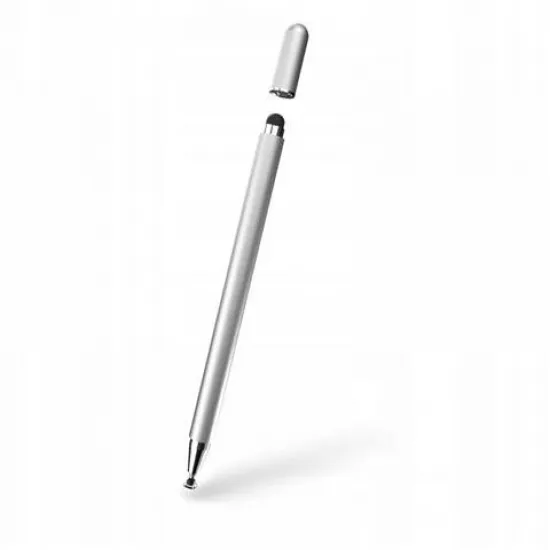Universāls kapacitīvo ekrānu stilus, Stylus Pen for phone / tablet, sudraba, 0795787711477