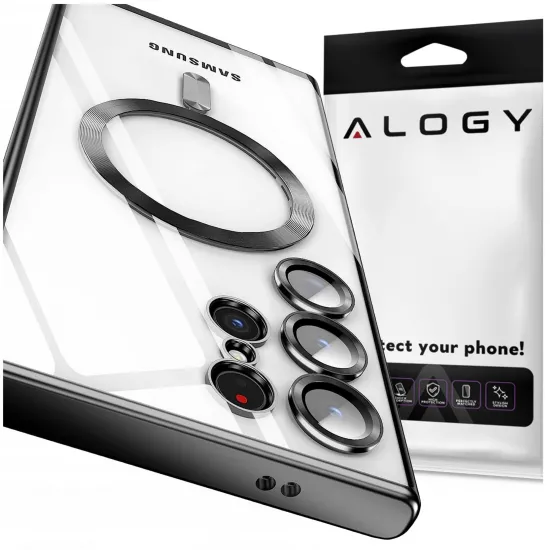 Чехол Samsung Galaxy S24 Ultra Mag Safe Glamour Case Ring, 5905601816645