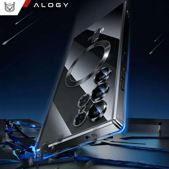Чехол Samsung Galaxy S24 Ultra Mag Safe Glamour Case Ring, 5905601816645
