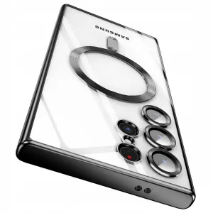 Maciņš - korpuss Samsung Galaxy S24 Ultra Mag Safe Glamor Case Ring, 5905601816645