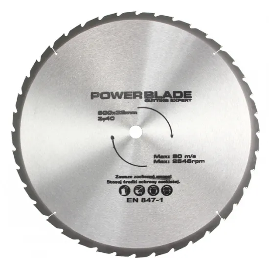 Пильный диск по дереву 600мм x 32, 40T POWER BLADE M09078