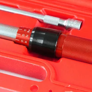 Dinamometriskā griezes momenta atslēga 1/4" 2 - 24Nm, m53578