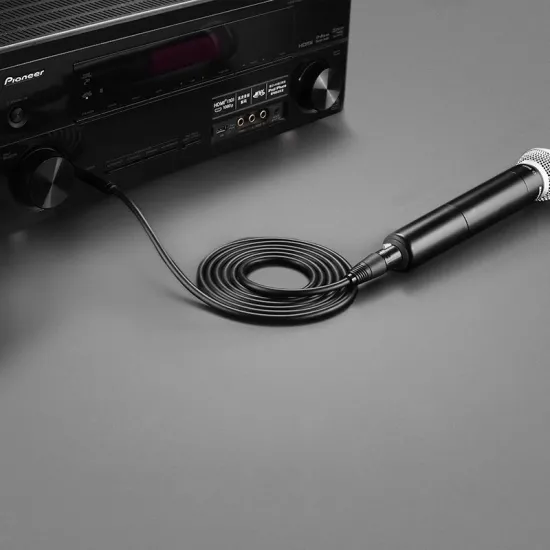 Микрофонный кабель XLR (гнездо) — разъем 6,35 мм (папа), 3 м, Ugreens AV131, 20720, 6957303827206