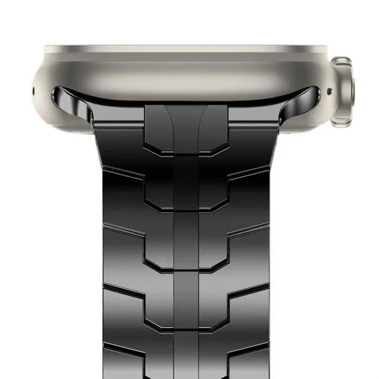 Ремешок из нержавеющей стали Tech-Protect для Apple Watch 4/5/6/7/8/9/SE/Ultra 1/2 (42/44/45/49 мм), черный, 5906203699575