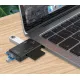 Универсальный картридер SD, microSD, USB 3.0, USB-C, OTG, AK180B