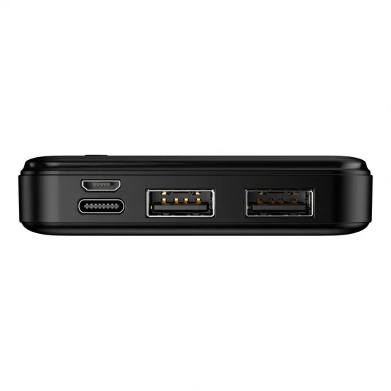 Аккумулятор Maxlife 10000mAh, 2,4A, 2 x USB A, внешний аккумулятор Maxlife MXPB-01, OEM001527, 5900495758279