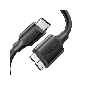 Кабель Ugreen USB - C на Micro B, 1 м, USB 3.0 (3.1 Gen 1), Ugreen 20103, 6957303821037