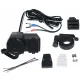 Piepīpētāja ligzda 12V 10A + 5V 2A USB, motocikliem, mopēdiem, kvadracikliem, AG499A