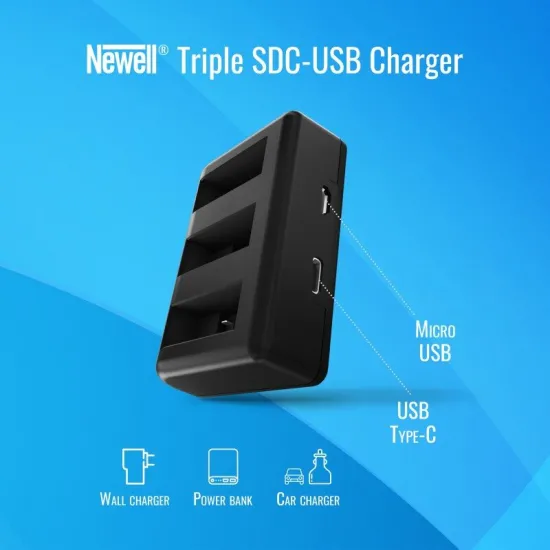 Зарядное устройство для AHDBT-901 (GoPro 9, 10), Newell