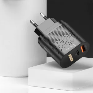 Alogy maiņstrāvas lādētājs 20W. USB A + USB C