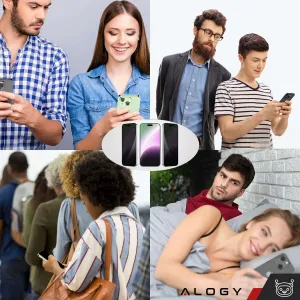 Защитное стекло Alogy Privacy Glass для iPhone 15 / 15 Pro, матовое, Privacy Glass - Private Anti-Spy Tempered Matte Screen Protector,72665, 5905601817352
