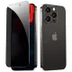 Защитное стекло Alogy Privacy Glass для iPhone 15 / 15 Pro, матовое, Privacy Glass - Private Anti-Spy Tempered Matte Screen Protector,72665, 5905601817352