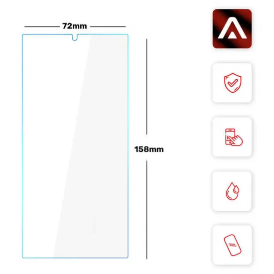 Alogy aizsargstikls priekš Samsung Galaxy S24 Plus, 9H 2,5D tempered glass, 5905601816676