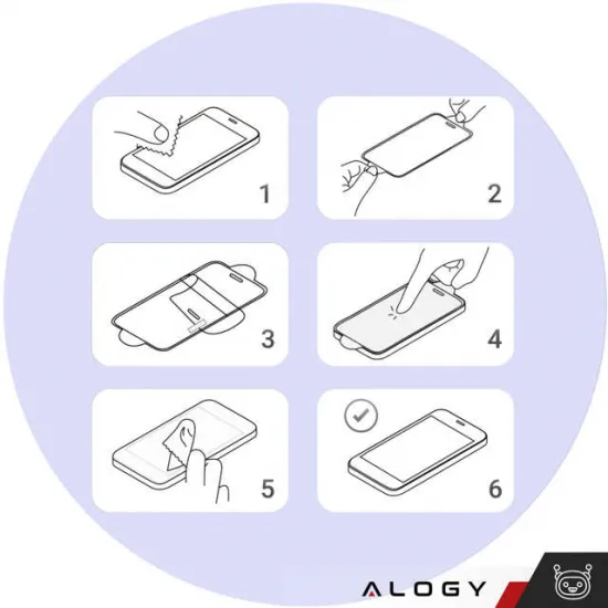 Alogy aizsargstikls priekš Samsung Galaxy S24 Plus, 9H 2,5D tempered glass, 5905601816676