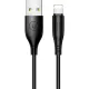 Joyroom datu - uzlādes kabelis USB uz Lightning 3A, 2m,  Joyroom Light Speed SA25-AL3, balts, 6941237106902