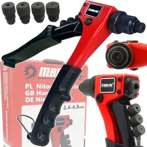 Ручной Заклепочник, 2,4-4,8 Мм (M49582)