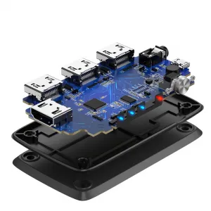 Ugreen HDMI sadalītājs - pārslēdzējs, 3 x HDMI 4K 30Hz, melns, Ugreen CM332 80125, 6957303881253