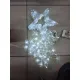Ziemassvētku gaismas virtene, RGB LED 200gb., 2 m,  220V adapteris, E21