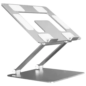 Portatīvo datoru dzesēšanas paliktnis Statīvs / turētājs klēpjdatoram vai planšetdatoram, Tablet / Laptop Stand, Sudraba