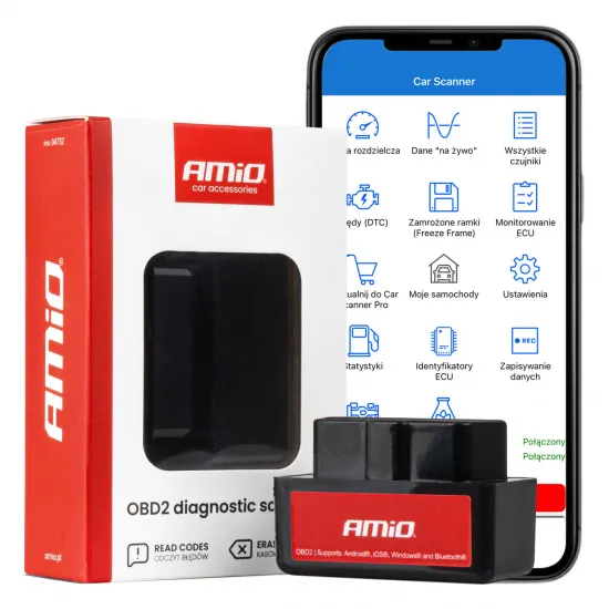 Automašīnas diagnostikas skeneris, adapteris OBD2 BT mini