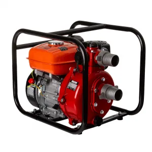 Бензиновый водяной насос высокого давления 2" / 50,8 мм, 600 л/мин, 4-тактный двигатель,