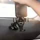 Universāls Auto gaisa restes stiprinājums mobilajām ierīcēm ar automātisku fiksāciju, Melns, Baseus Gravity SUYL-01