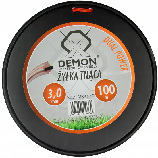 Aukla trimmerim 3.0mm, 100m, kvadrātveida, pastiprināta