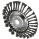 Trimmera disks ar metāla birsti bruģa tīrīšanai, 200mm / 25.4mm, M06971