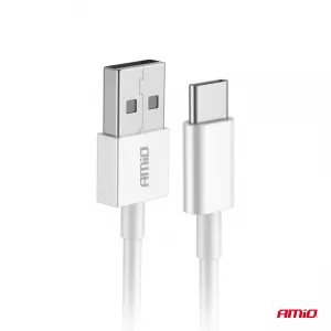 USB-A uz USB-C kabelis 2A 2 m AMiO FullLINK 03894