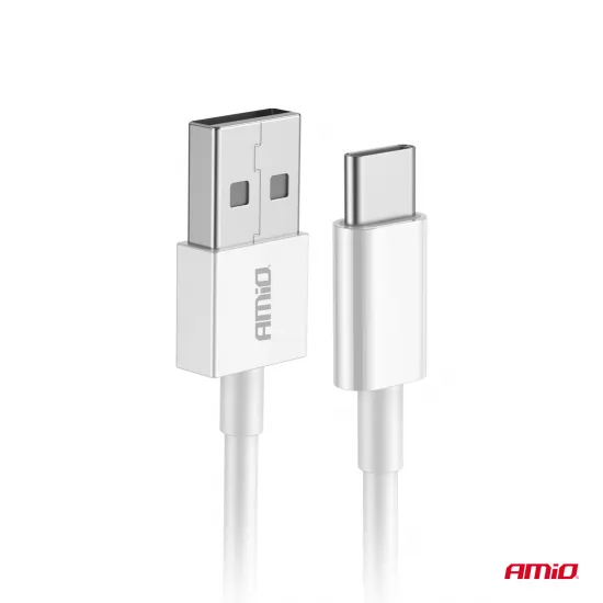 USB-A uz USB-C kabelis 2A 2 m AMiO FullLINK 03894