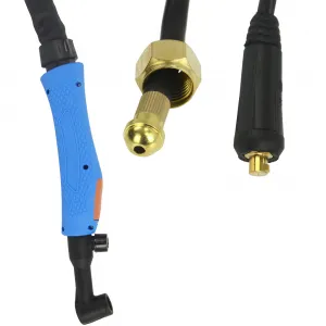 Сварочная горелка TIG Lift WP-17V с газовым вентилем, 10–25, 4 м MAR-POL M7936301