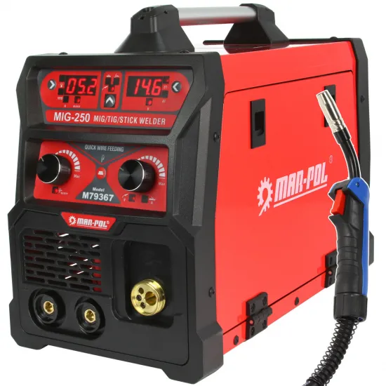 Инверторный сварочный полуавтомат MIG/MAG, FLUX, MMA, TIG Lift 250 А MAR-POL M79367