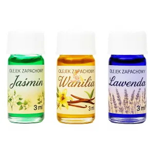 Aromātisko eļļu komplekts GOTEL K444OL, 3 × 3 ml, jasmīns, vaniļa, lavanda