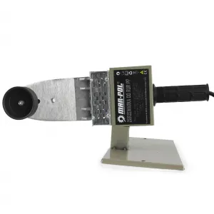 Паяльник для пластиковых труб, 1100Вт, 100 - 300С, 16, 20,25,32,40,50,63 мм, М55901